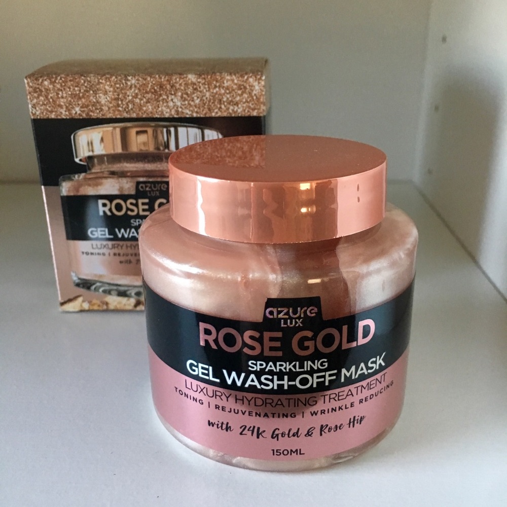 Azure Lux 24k Rose Gold Wash-Off mask